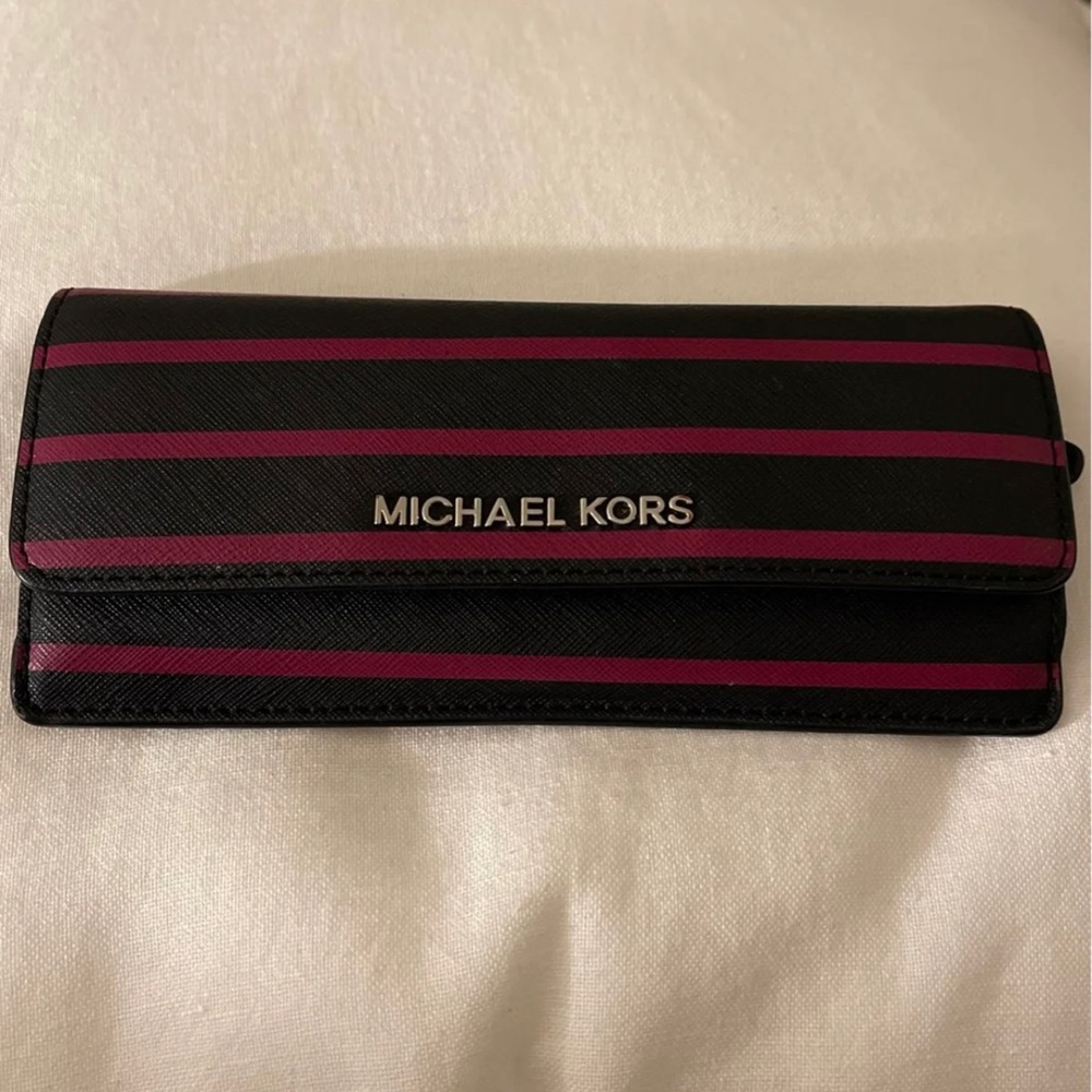 Florence Saffiano Leather Michael Kors Wallet